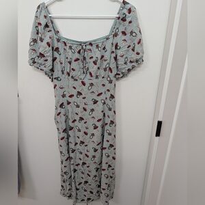 Floral Puff Sleeve Dress